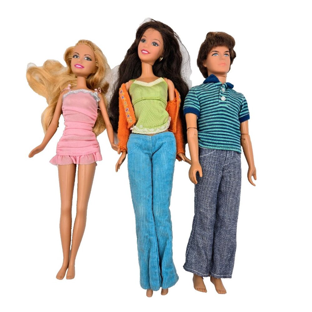 High School Musical Dolls Troy Bolton Gabrielle Sharpay Lot Of 3 Vintage Mattel